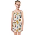 Sea World Vintage Pattern Kids  Summer Sun Dress View1