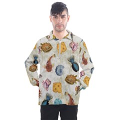 Sea World Vintage Pattern Men s Half Zip Pullover