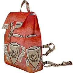 Wonderful Dragon On A Shield With Wings Buckle Everyday Backpack