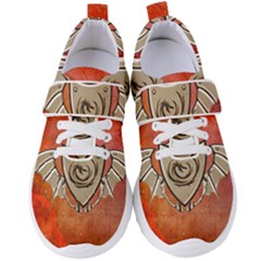 Wonderful Dragon On A Shield With Wings Women s Velcro Strap Shoes