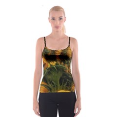 Bunch Of Sunflowers Spaghetti Strap Top