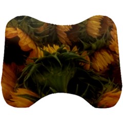 Bunch Of Sunflowers Head Support Cushion