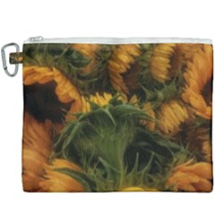 Bunch Of Sunflowers Canvas Cosmetic Bag (xxxl)