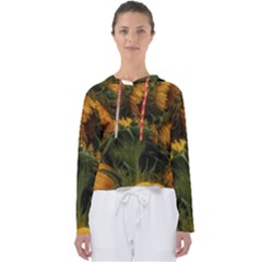 Bunch Of Sunflowers Women s Slouchy Sweat