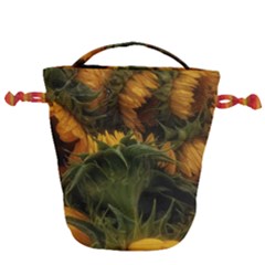 Bunch Of Sunflowers Drawstring Bucket Bag