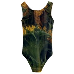 Bunch Of Sunflowers Kids  Cut-out Back One Piece Swimsuit