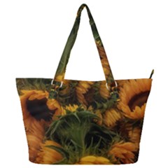 Bunch Of Sunflowers Full Print Shoulder Bag