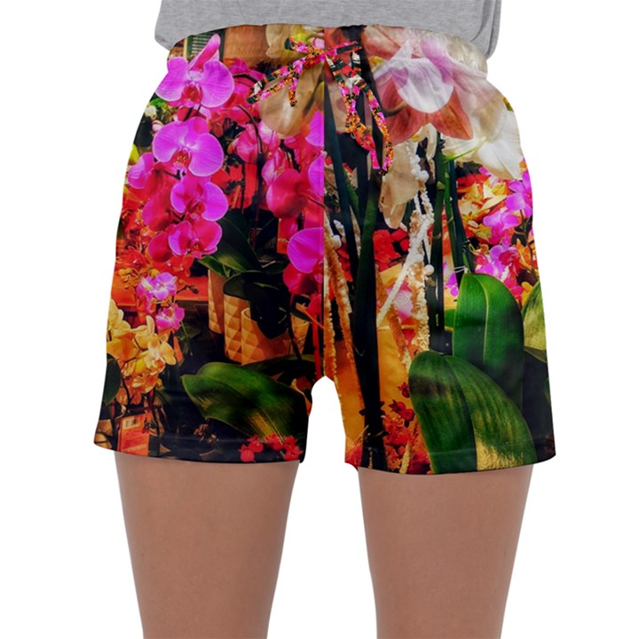 Orchids in the Market Sleepwear Shorts