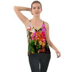 Orchids In The Market Chiffon Cami by okhismakingart