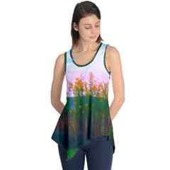 Field Of Goldenrod Sleeveless Tunic by okhismakingart