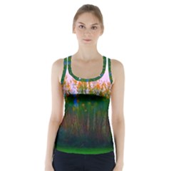 Field Of Goldenrod Racer Back Sports Top by okhismakingart