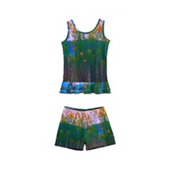 Field Of Goldenrod Kids  Boyleg Swimsuit