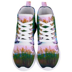 Field Of Goldenrod Women s Lightweight High Top Sneakers