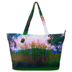 Field Of Goldenrod Full Print Shoulder Bag