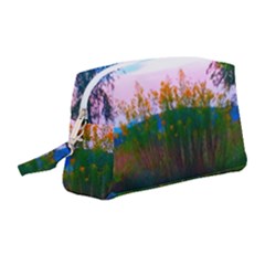 Field Of Goldenrod Wristlet Pouch Bag (medium) by okhismakingart