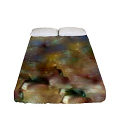 Abstract: Candle And Nail Polish Fitted Sheet (full/ Double Size) by okhismakingart