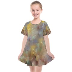 Abstract: Candle And Nail Polish Kids  Smock Dress by okhismakingart