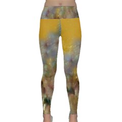 Abstract: Candle And Nail Polish Lightweight Velour Classic Yoga Leggings by okhismakingart