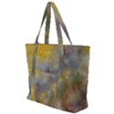 Abstract: Candle and Nail Polish Zip Up Canvas Bag View1