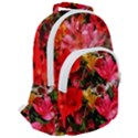 Lovely Lilies  Rounded Multi Pocket Backpack View2