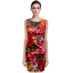 Lovely Lilies  Classic Sleeveless Midi Dress by okhismakingart