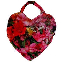 Lovely Lilies  Giant Heart Shaped Tote