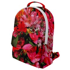 Lovely Lilies  Flap Pocket Backpack (small)