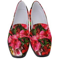 Lovely Lilies  Women s Classic Loafer Heels