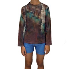 Abstract: Hallway Kids  Long Sleeve Swimwear by okhismakingart