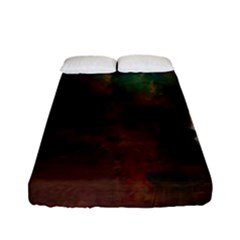 Abstract: Hallway Fitted Sheet (full/ Double Size) by okhismakingart