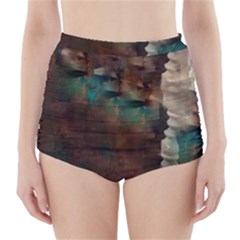 Abstract: Hallway High-waisted Bikini Bottoms by okhismakingart