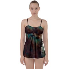 Abstract: Hallway Babydoll Tankini Set by okhismakingart