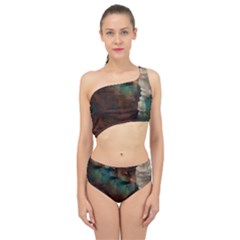 Abstract: Hallway Spliced Up Two Piece Swimsuit by okhismakingart