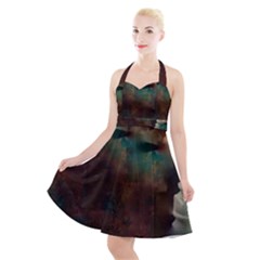 Abstract: Hallway Halter Party Swing Dress 