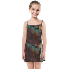 Abstract: Hallway Kids  Summer Sun Dress by okhismakingart