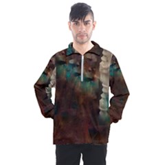 Abstract: Hallway Men s Half Zip Pullover by okhismakingart