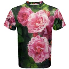 Summer Roses Men s Cotton Tee by okhismakingart