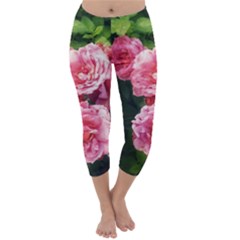 Summer Roses Capri Winter Leggings 