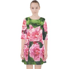 Summer Roses Pocket Dress