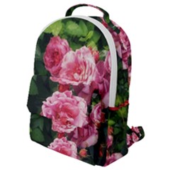 Summer Roses Flap Pocket Backpack (small)