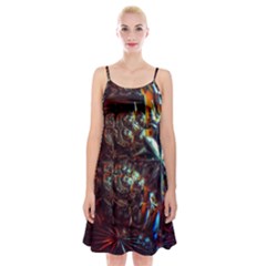 Chamber Of Reflection Spaghetti Strap Velvet Dress by okhismakingart