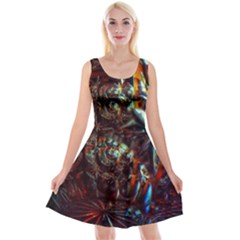 Chamber Of Reflection Reversible Velvet Sleeveless Dress by okhismakingart