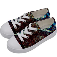 Chamber Of Reflection Kids  Low Top Canvas Sneakers by okhismakingart