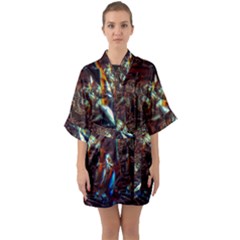 Chamber Of Reflection Quarter Sleeve Kimono Robe