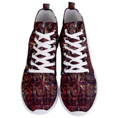 Crystal Star  Men s Lightweight High Top Sneakers by okhismakingart