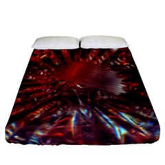 Crystal Daisy Fitted Sheet (california King Size) by okhismakingart