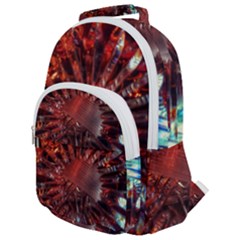 Crystal Daisy Rounded Multi Pocket Backpack