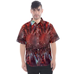 Crystal Daisy Men s Short Sleeve Shirt