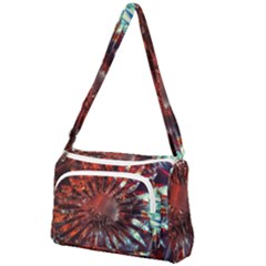 Crystal Daisy Front Pocket Crossbody Bag by okhismakingart