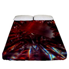 Crystal Daisy Fitted Sheet (queen Size) by okhismakingart